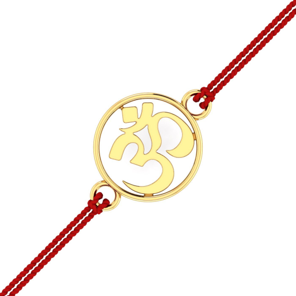 The Aum Gold Rakhi