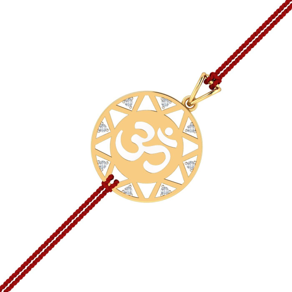 Mandala Om Rakhi Pendant
