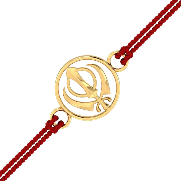 Gold Khanda Rakhi