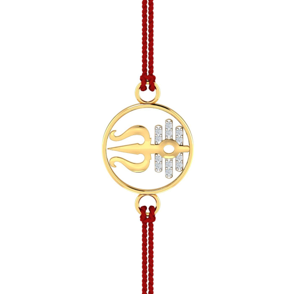 Diamond Trishul-Tripundra Rakhi