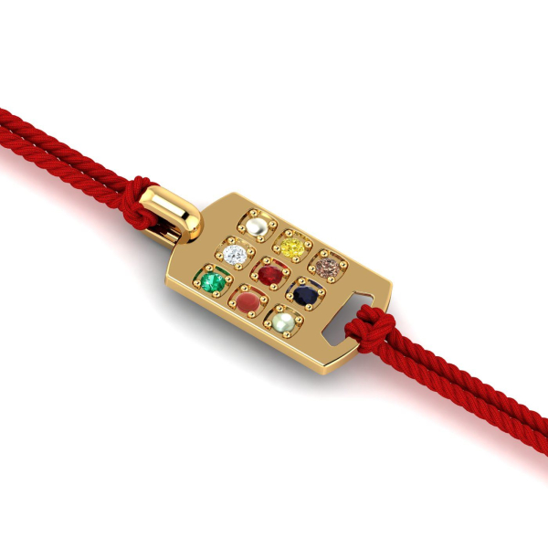 Navratna Rakhi cum Pendant