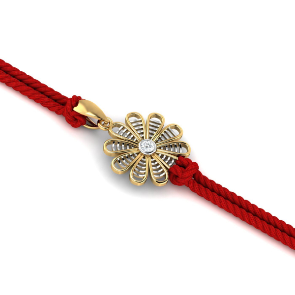 Elsham Diamond Rakhi cum Pendant