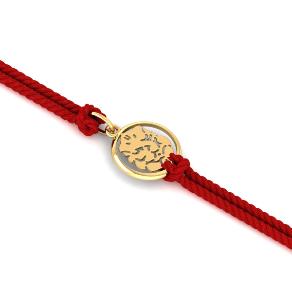 Ganpati Gold Rakhi cum Pendant