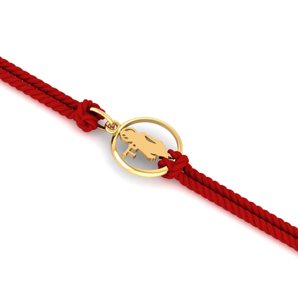 Krishna Gold Rakhi cum Pendant