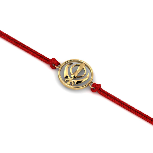 Khanda L Gold Rakhi