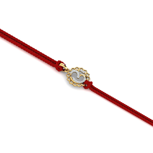 Omkaar Gold Rakhi Cum Pendant