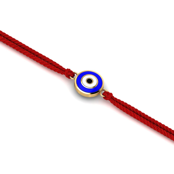Enamel EvilEye Rakhi cum Bracelet