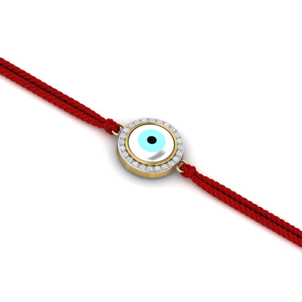 Circular EvilEye Rakhi cum Bracelet