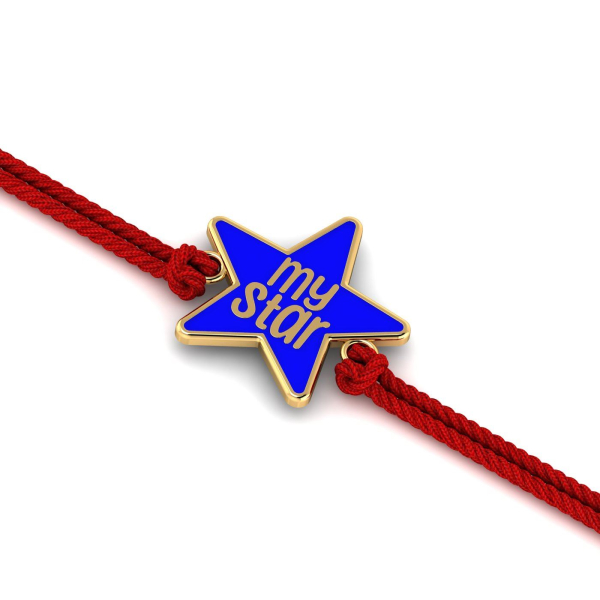 My Star Enamel Rakhi