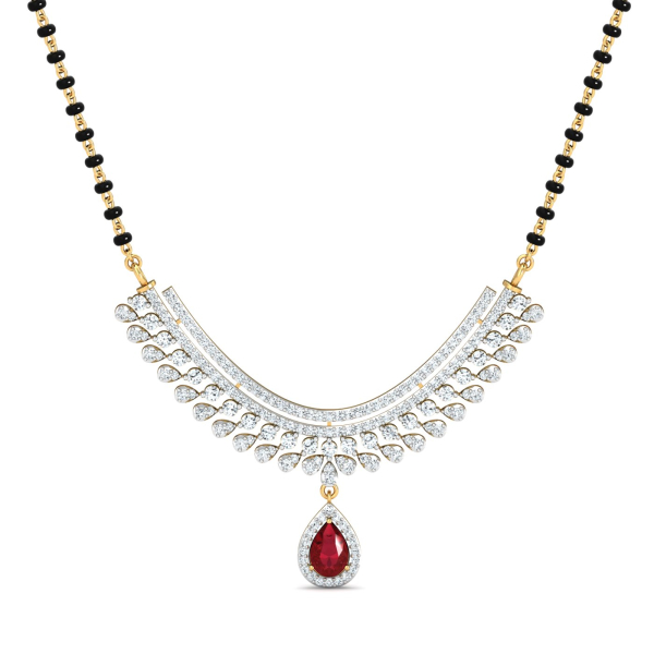 Faagun Ruby Mangalsutra