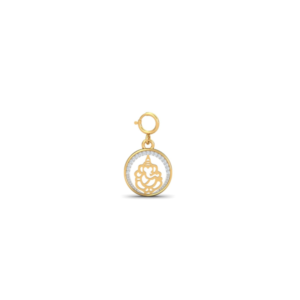 Ganpati Diamond Charm