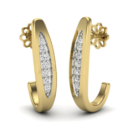 Serene Half Hoop Earrings