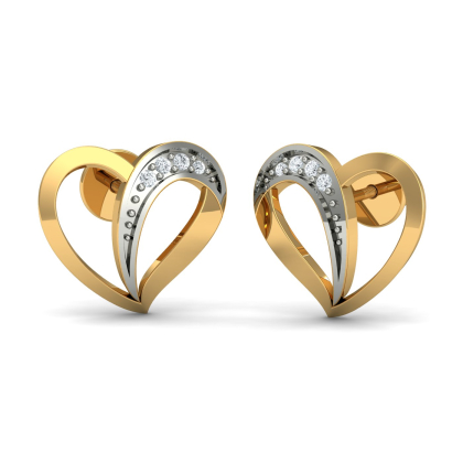 Dainty Heart Stud Earrings