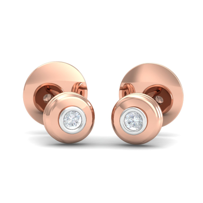 Anila Button Earrings