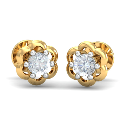 Majestic Solitaire Earrings