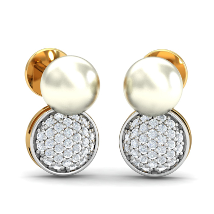 Stylish Pearl Stud Earrings