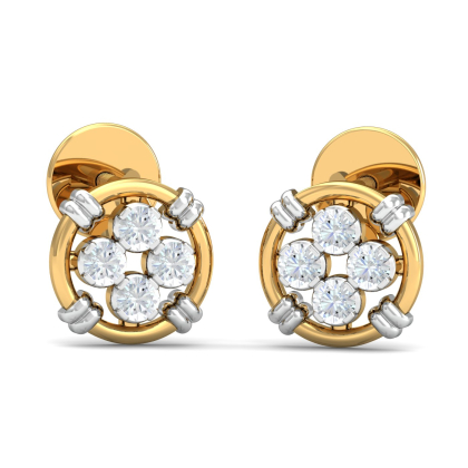 Klye Circular Stud Earrings