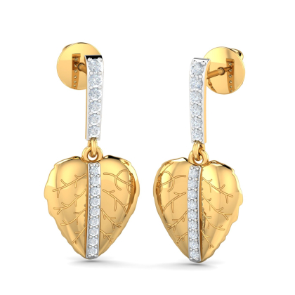 Sheva Leafy Drop Earrings
