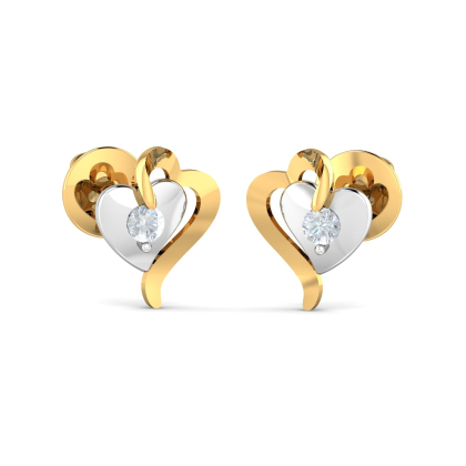 Anna Heart Stud Earrings