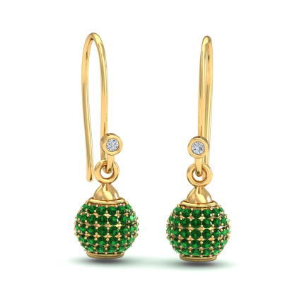 Utsav Emerald Earrings