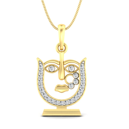 Shri Dadi Gold Pendant