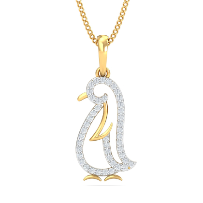 Penguin Diamond Pendant