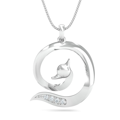 Elegant Peacock Pendant