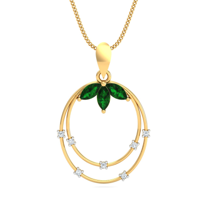 Emerald Traditional Pendant