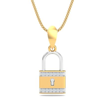 Funky Lock Pendant