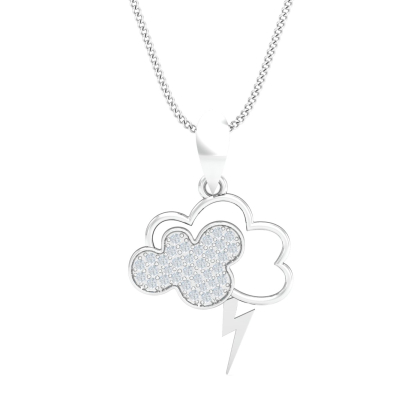 Whimsical Thunderstorm Pendant