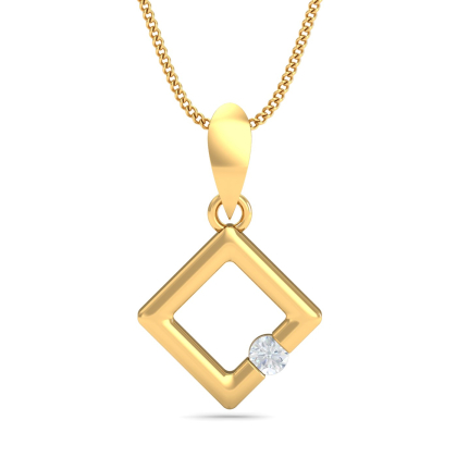 Elegant Rhombus Pendant