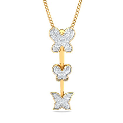 Triple Butterfly Pendant