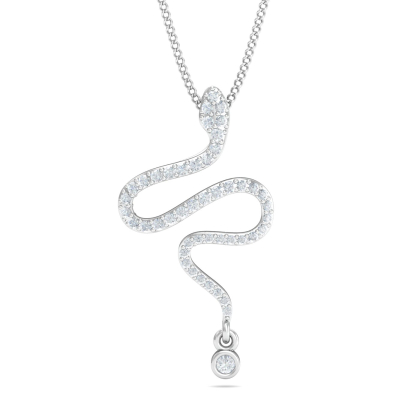 Sleek Serpent Pendent