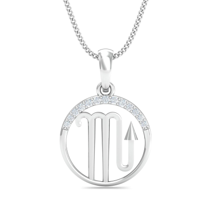 Scorpio Zodiac Gold Pendant