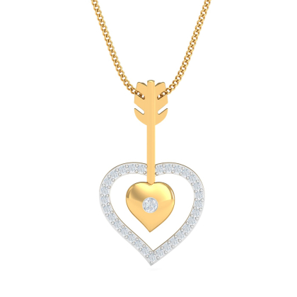 Arrow-in-Heart Pendant