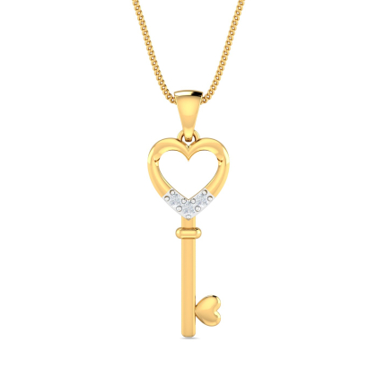 Heart&Key Pendant
