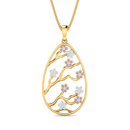 Bloom Enamel Pendant