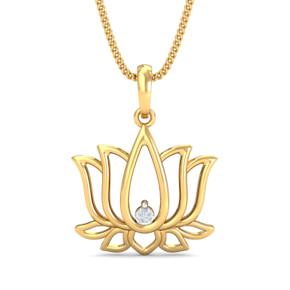 Kamal Gold Pendant