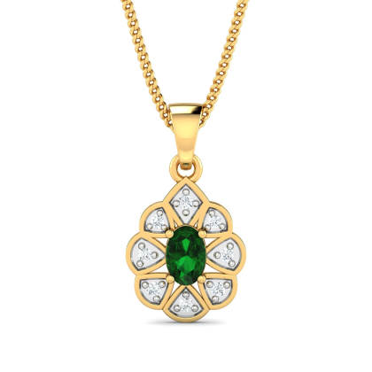 Branwen Emerald Pendant