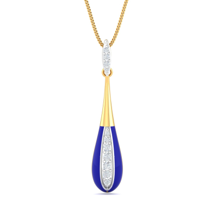 Dangling Dew Enamel Pendant