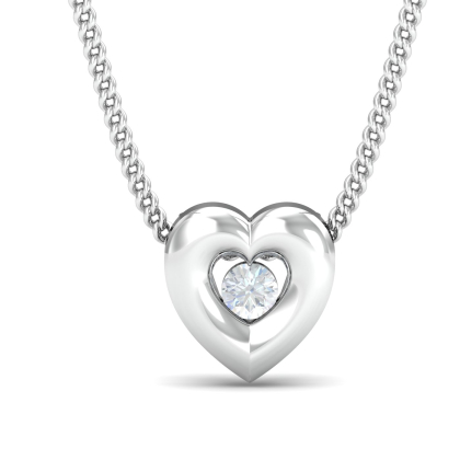 Minimal Heart Pendant