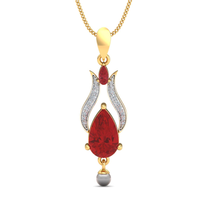 Ardeur Tourmaline Pearl Pendant