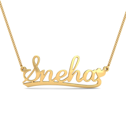Sneha Name Pendant