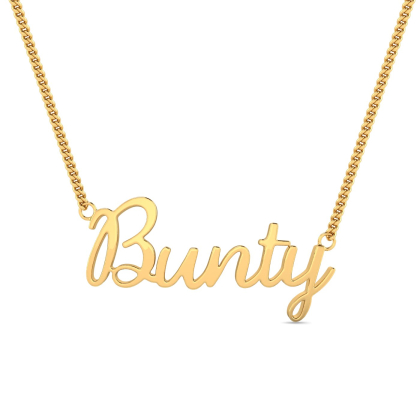 Bunty Name Pendant