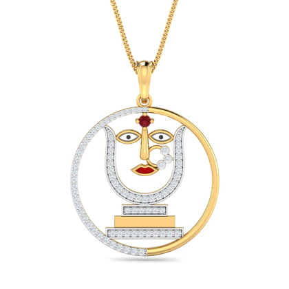 Rani Sati Dadi Ruby Pendant