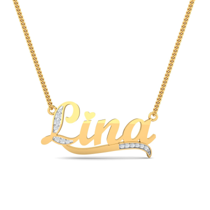 Lina Underline Name Pendant