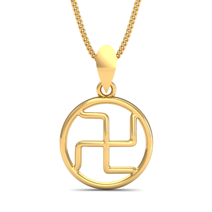 Sauwastika Gold Pendant