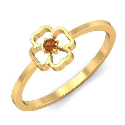 Fianza Citrine Ring