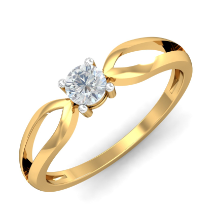 Solitaire Pride Ring