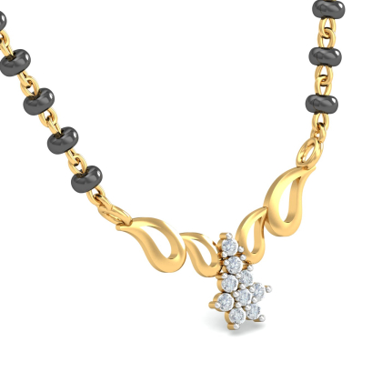 Navika Mangalsutra (18K-YG-SI-HI-RTS)